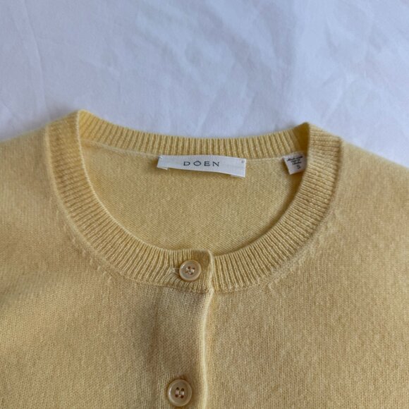 Doen the freya cashmere cardigan with pockets - Picture 3 of 4